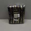 jinchan 95% Blackout Boho Curtains 96 Inch Length for Bedroom Black on Beige Geometric Printed Grommet Top Room Darkening Thermal Insulated Window Drapes 2 Panels