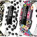 Ace 3 Floral Bands Replacement for Fitbit Ace 3 Watch Band, Skin-Friendly Colorful Pattern Ace 3 Watchband Straps Wristband Bracelet Band Ace 3 Waterproof Accessories [3 Pack]