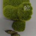 Solar Topiary Dog Garden Statue with Butterfly Garden Decor Clearance for Yard Decorations Outdoor Lawn Ornaments Porch Patio Balcony - Birthday Gifts for Grandma Mom Women