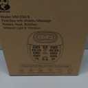 Foot Spa Bath Massager with Heat Bubbles and Vibration Massage and Jets, 16 OZ Calming Lavender Foot Soak Epsom Salt, Foot Soaker with Red Light, 22 Massage Rollers, Adjustable Temp - Black