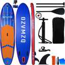 Standup Paddle Board Inflatable paddleboards Adults sup Stand up Blow up Tabla (Blue&Orange)
