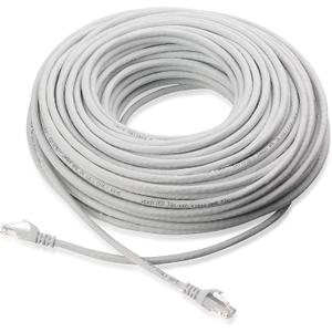 Cable Matters 1-Pack Snagless Long Cat6 Ethernet Cable (Cat6 Cable, Cat 6 Cable) in White 100 ft 