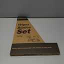 OEM Quality Windshield Wiper Blades, 18 and 18 DSV Standard Car Wiper Blades With Universal U/J Hook Only, Automotive Replacement Wiper Blades for my Car, Water Repellency Wiper Blade, Pack of 2