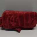Bedsure King Size Blanket for Bed - Gentle Soft Cozy Soft Blankets for Women, Cute Large Fleece Throws for Girls, Deep Red, 108x90 Inches