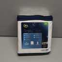 SERTA Simply Clean Ultra Soft 3 Piece Hypoallergenic Stain Resistant Pleated Duvet Cover Set, Full/Queen, White