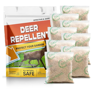 Deer Repellent for Plants, Rabbit Repellent Outdoor, Deer Away Repellent Outdoor, Rabbit Deterrent, Deer Deterrent for Trees, Deer Repellant Yard (1.1 Ounce (Pack of 8))
