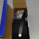 MIULEE Halloween Accordion Folding Door Curtains for Doorways, Room Divider for Doorway Privacy, Magnetic Curtains for Closet Doors and Laundry Rooms, Black, W52 x L78 inches, 1 Panel