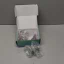 Quntis Suction Cup Hooks 4 Pack, Multi-Purpose Clear Shower Suction Hooks Waterproof Heavy Duty Wreath Hanger for Bathroom, Window, Towel, Shower Wall, Tile, Glass Door, Camper (Transparent)