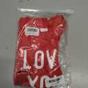 Family Valentines Shirts Couples Matching Valentine T-Shirt Love You More Mommy and Me Tee Tops (Red)