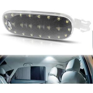 Bestview Interior Roof Dome Light Cover Clear Lens Overhead with LED PCB for 2005-2018 Dodge Ram 1500 2500 3500 4500 5500, Dodge Dakota Durango  Jee-p Commander Liberty