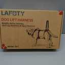 Dog Lift Harness for Extra Large Dogs, Heavy Dog Lifting Support Harness with Dual Handles, Strong Mobility Aid for Arthritis & Injury Recovery, Red, XL