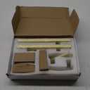 Matte-Black Front Door Handle - Modern Entry Door Lock Set with Deadbolt,Exterior Door Lever 3 Keys for Left & Right Hand Door (Black)