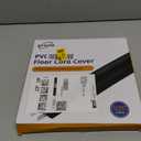 12ft Cord Cover Floor for Extension Cords, SelfAdhesive Floor Cable Cover to Protect Cables & Prevent Tripping, PVC Cord Hider Protector, Internal Wire Management Channel Diameter: 0.39", Grey