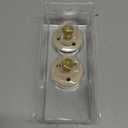 Bibs Pacifiers Color Collection, Set of 2 BPA-Free Latex Pacifiers Made in Europe, Round Nipple Baby Pacifier. (0+ Month (Pack of 2), Vanilla Night)