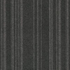 FOSS Peel and Stick First Impressions Barcode Black Ice 24 in. x 24 in. Commercial Carpet Tile (15 Tiles/Case)