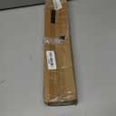 Oval Closet Rod for Hanging Clothes Adjustable Closet Rods 18 to 40 Inch Heavy Duty Black Poles Bar Closet Rod Expandable for Wardrobes Laundry RV