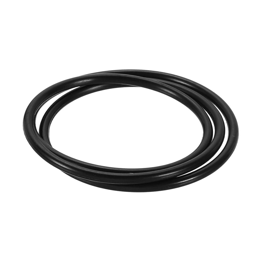 uxcell 5Pcs AS-161 O-Rings, Nitrile Rubber O-Rings 5-1/2" ID, 5-11/16" OD, 3/32" Width Round Sealing Gasket for Automotive Machine Plumbing Sealing Repair (70 Durometer, Black)
