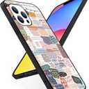 Compatible with iPhone 15 Pro Max Case, Bible Verses Aesthetic Cute Indie Christian Postive Quotes Design TPU Shockproof Durability Full Body Protection Cover Case (Pattern-6)