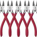 IGAN-P6 Wire Flush Cutters (Pack of 5), 6-inch Ultra Sharp and Powerful Side Cutter Clippers, Ideal Wire Snips for Handmade and Any Clean Cut Needs