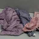 Frienda 4 Pcs Baby Fuzzy Blanket Fluffy Baby Blanket for Boys Girls Soft Warm Infant Newborn Toddler Receiving Nursery Bed Supplies, 32 x 24 Inch (Pink Color)