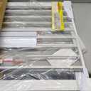 Cumbor 29.7-40.6" Baby Gate for Stairs, Mom's Choice Awards Winner-Dog Gate for Doorways, Pressure Mounted Auto-Close Pet Gates for Dogs Indoor, Safety Child Gate with Easy Walk Thru Door, White