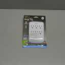 Philips 6-Outlet Extender Surge Protector, Wall Tap, 900 Joules, 3-Prong, Space Saving Design, Protection Indicator LED Light, ETL Listed, White, SPP3461WA/37