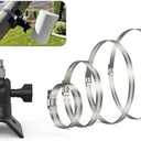 Augstci No-Drill Outdoor Security Camera Pole Mount, Universal Pole Mounting Compatible with Ring, Eufy, Wyze, Arlo, Google Nest, Cameras, and More