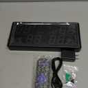 Electronic Basketball Scoreboard Portable Digital Scoreboard with Remote Tabletop LED Score Keeper with Timer Clock for Volleyball Baseball Table Tennis Indoor Sports Games