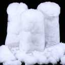 Shappy 10.58 Ounce/ 300 g Christmas Fake Clouds Snow Decoration Artificial White Cloud Fiber Faux Fluffy Snow Indoor Soft Artificial Fake White Cotton Winter Craft Decor Xmas Tree Village Displays