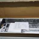 Twin Bed Frame with LED Lights & Charging Station, Storage Headboard, Heavy Duty Metal Slats, No Box Spring Needed, Noise-Free, Easy Assembly, Black