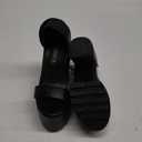 OCHENTA Womens Fashion Platform Sandals Chunky Heels Lug Sole Block High Heel Comfortable Sexy Heels 36