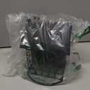 Kingsyard Double Suet Bird Feeder with Weatherproof Roof & Perch, All Metal, Suet Cakes Cage Bird Feeder for Outdoors Hanging, Easy to Clean & Refill, Black