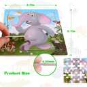 NASHRIO Wooden Puzzles for Toddlers 3-5 Years Old(Set of 6), 9 Pieces Preschool Educational and Learning Animal Jigsaw Puzzle Toy Gift Set for Boys and Girls (9 Pcs-02)