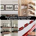 2 x SWRT Double Sided Tape, 33FT x 0.71 in 0.04 Inch Thick Heavy Duty Mounting Foam Tape, Waterproof Adhesive Tape for Car, LED Strip Light, Home Office Automotive Decor