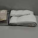 Natural Linen Pinch Pleated Curtains Blackout 100% Black Out Curtains 80 Inches Long 2 Panels Pinch Pleat Two Layer Drapes with Liner Back Tab Thermal Insulated Blackout Drapes for Bedroom Cream,Natural Linen, 40"W x 80"L (Pack of 2)