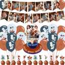 Ratatouille Party Decorations,Ratatouille Birthday Party Supplies Includes Banner- Cake Topper - 24 Cupcake Toppers - 18 Balloons