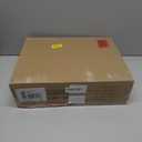 Furnulem White Nightstand with 3 Drawers and 2-Tier Shelf, Small Night Stand End Table Side Furniture, Fabric Storage Organizer for Bedroom, Closet, Hallway, Nursery, Sturdy Steel Frame, Wood Top