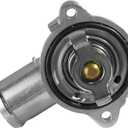 Aluminum Engine Coolant Thermostat Housing Assembly Fit for 300 3.6L 2011-2022, Challenger 3.6L 2011-2022, Charger 3.6L 2011-2022, 300C 3.6L 2013-2017 Replace 5184977AD 902-3035