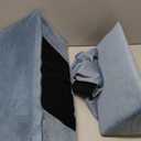 Side Sleeping Positioning Wedge Pillow Belt Connection, Adjustable Limit Width Bed Wedges Body Positioners for Sleep Apnea, Back Support Wedge for Back Pain Relief,Bed Sores,Anti Snoring, Post Surgery