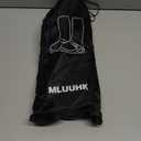 Waterproof Boot Covers, Reusable Rain Shoe Covers Non-Slip Waterproof Shoes Boots for Outdoor Cycling Camping Fishing Travel (X-Large, Black)