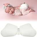 2PC Newborn Photography Butterfly Posing Pillow Basket Filler & Positioner for Babies DIY Newborn Professional Photography Prop White