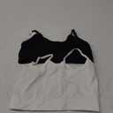 Maidenform Girls' Comfort Brami Bralette, 2 Pack, Black/ White, X-Large