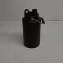 Kerilyn Insulated Jug with Handle, One Gallon, 128oz Stainless Steel, Large Double Vacuum Water Bottle for Hot & Cold Drinks, Wide Mouth, Sweat Proof, Great for Travel, Hiking & Camping, Black