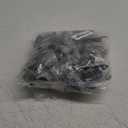 Overlay Cabinet Hinges 1/2 Inch 50 Pack (25 Pairs) Face Mount (Matte Black, Screws Included)