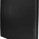Ultra PRO - Vivid 12-Pocket Zippered PRO-Binder (Black) - Protect and Store your Valuable Gaming cards, Sports cards or Collectible Cards, Store and Protect Up to 480 Cards