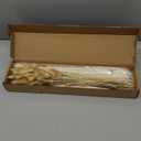 120pcs Bunny Tails Grass Burnt Orange Dried Flowers Plant Boho Pampas Grass 17 inch for Home Decor Wedding Bouquet Natural Flower Arrangements (Caramel)