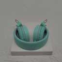 ELECDER i37 Kids Headphones Children Girls Boys Teens Foldable Adjustable On Ear Headphones 3.5mm Jack Compatible Cellphones Computer MP3/4 Kindle School Tablet Green/Purple