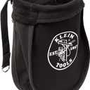 Klein Tools 51A Tool Pouch, Utility Pouch for Carrying Nuts and Bolts, with Interior Pocket, No. 10 Canvas, 9 x 3.5 x 10-Inch