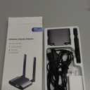 Wireless HDMI Display Dongle Adapter, Wireless Transmitter, 4K Decoding 5G/2.4G Dual-Band Stable Transmission, Plug & Play for Video and Audio from Smartphone to Projector/Monitor/HDTV 