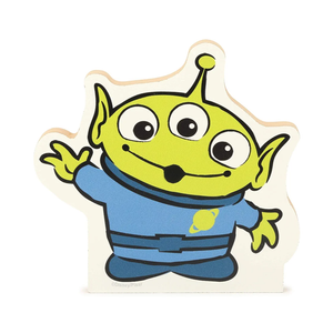 Disney Pixar Toy Story Alien Shelf Sitter Decor - Chunky Wood Block Cutout for Kids' Bedroom, Play Room or Nursery Disney Pixar Toy Story Alien Shelf Sitter Decor - Chunky Wood Block Cutout for Kids' Bedroom, Play Room or Nursery